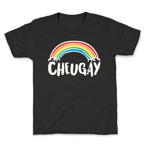 Cheugay Parody White Print Kids T-Shirt