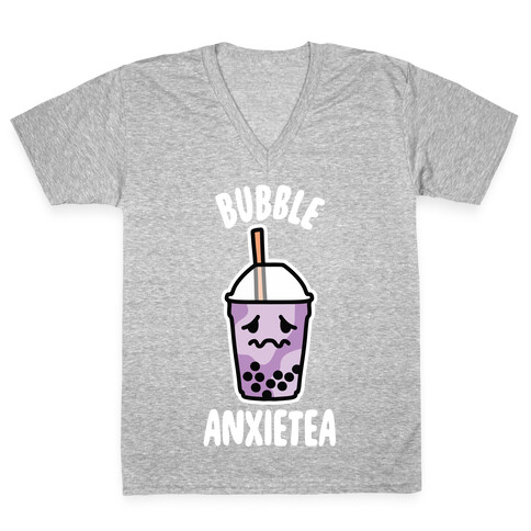 Bubble Anxietea V-Neck Tee Shirt