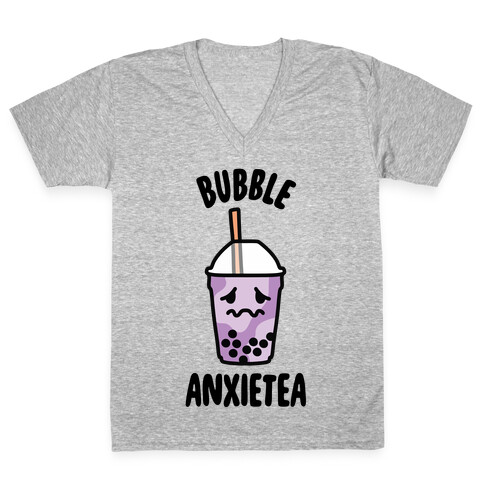Bubble Anxietea V-Neck Tee Shirt