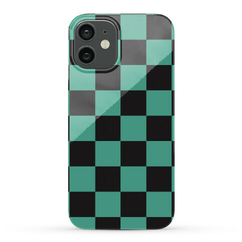 iPhone 12 Pro Max Checkered Pattern Back Cover & Case