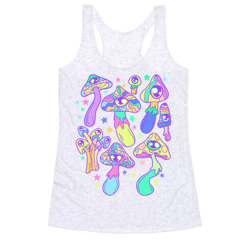 The Mushrooms Have Eyes Racerback Tank Top