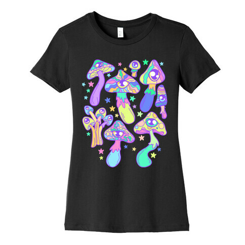 The Mushrooms Have Eyes Womens T-Shirt