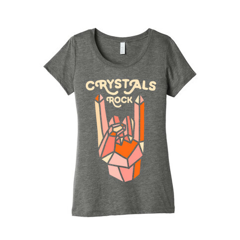 Crystals Rock Womens T-Shirt