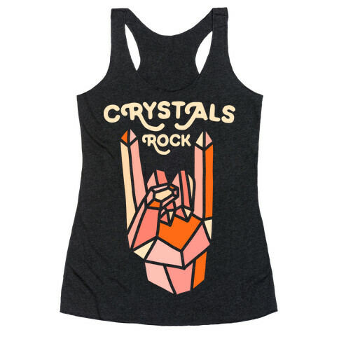 Crystals Rock Racerback Tank Top