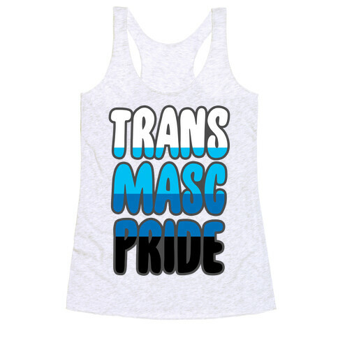 Trans Masc Pride Racerback Tank Top