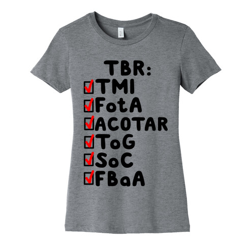 TBR Book Community  Womens T-Shirt