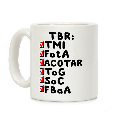 TBR Book Community  Coffee Mug