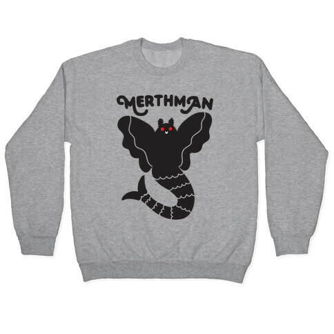 Merthman (Mermaid Mothman) Pullover