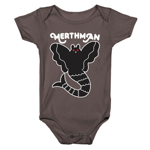 Merthman (Mermaid Mothman) Baby One-Piece