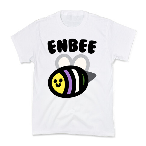 Enbee Enby Bee Gender Queer Pride Kids T-Shirt
