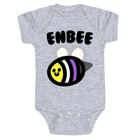 Enbee Enby Bee Non Binary Pride Baby One-Piece