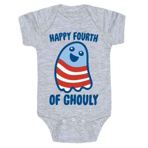 Happy Fourth of Ghouly  Baby One-Piece