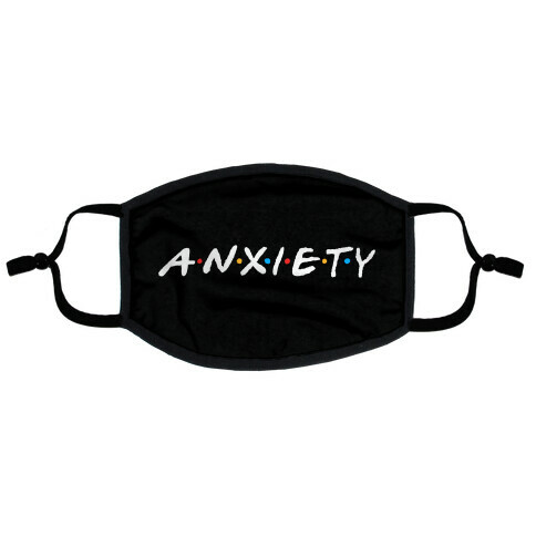 Anxiety Acquaintances  Flat Face Mask