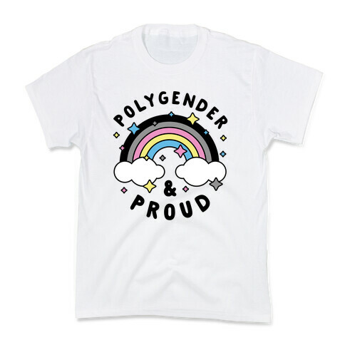 Polygender And Proud Kids T-Shirt