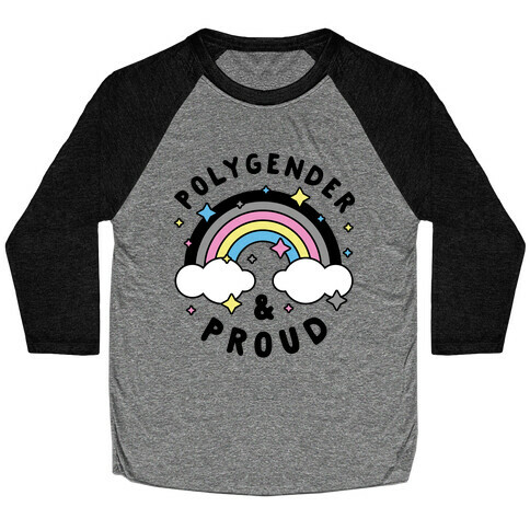 Polygender And Proud Baseball Tee