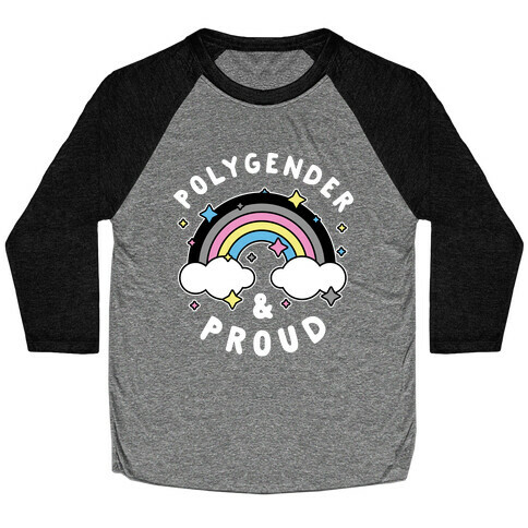 Polygender And Proud Baseball Tee