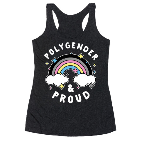 Polygender And Proud Racerback Tank Top