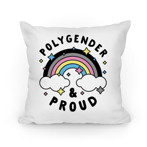 Polygender And Proud Pillow