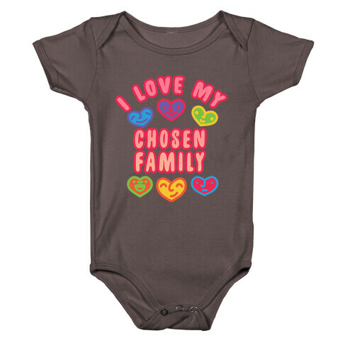 I Love My Chosen Family Baby One-Piece