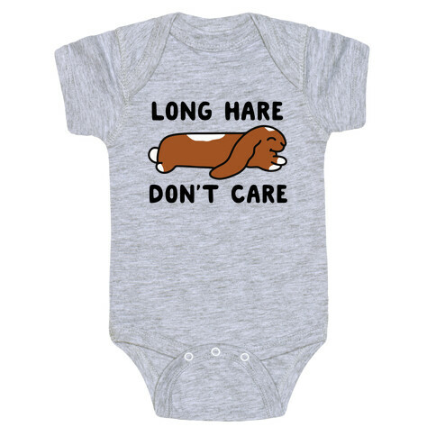 Long Hare, Don't Care Baby One-Piece