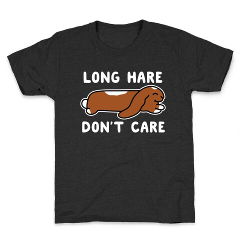 Long Hare, Don't Care Kids T-Shirt