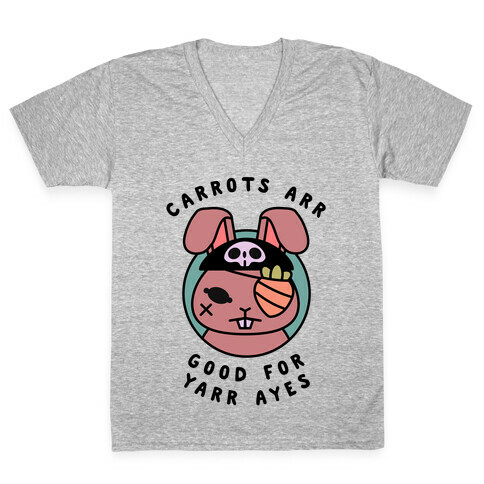 Carrots Are Good For Your Eyes V-Neck Tee Shirt