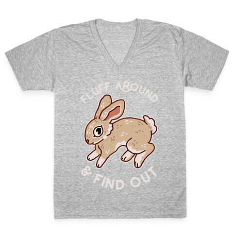 Fluff Around And Find Out V-Neck Tee Shirt