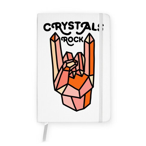 Crystals Rock Notebook