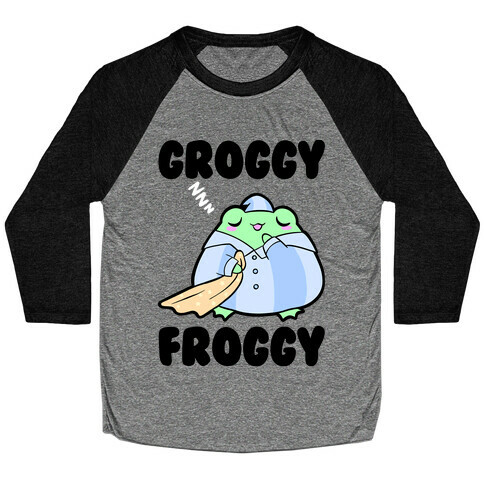 Groggy Froggy Baseball Tee