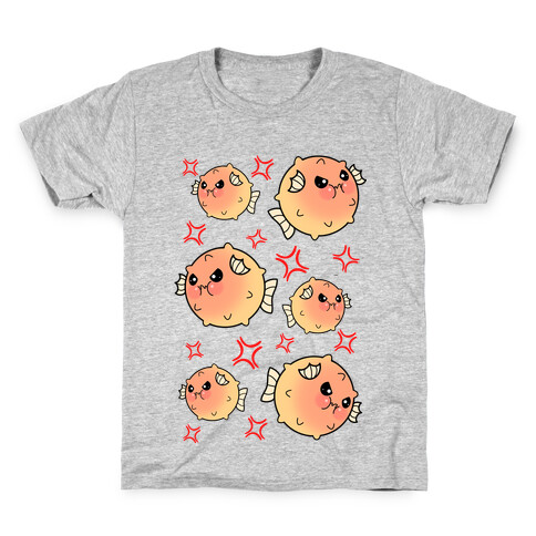 Angy Pufferbois Pattern Kids T-Shirt