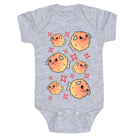 Angy Pufferbois Pattern Baby One-Piece