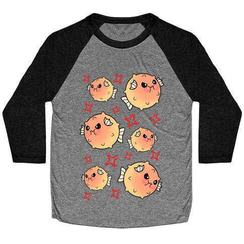 Angy Pufferbois Pattern Baseball Tee