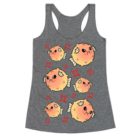 Angy Pufferbois Pattern Racerback Tank Top