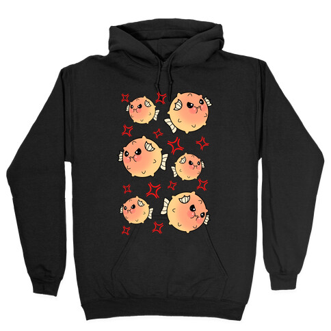 Angy Pufferbois Pattern Hooded Sweatshirt