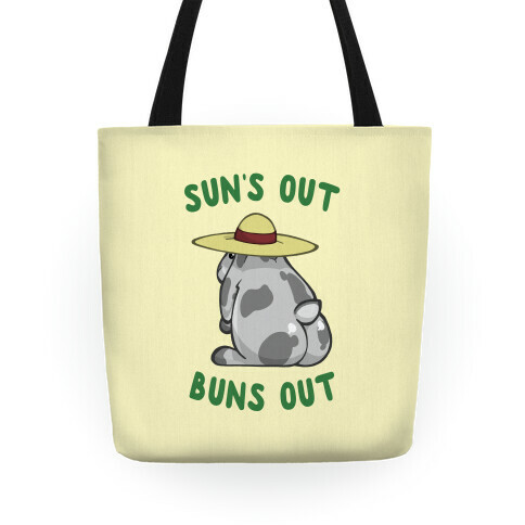 Sun's Out Buns Out Bunny Tote