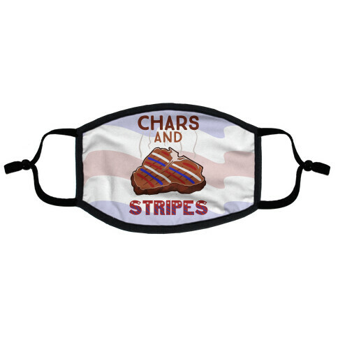 Chars And Stripes Flat Face Mask