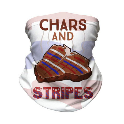 Chars And Stripes Neck Gaiter