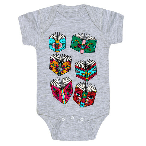 Punk Book Tattoo Pattern Baby One-Piece