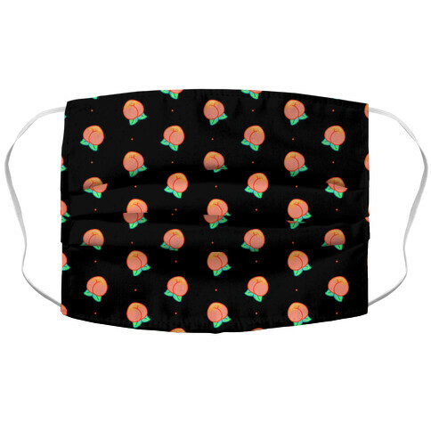 Butt Peaches  Accordion Face Mask