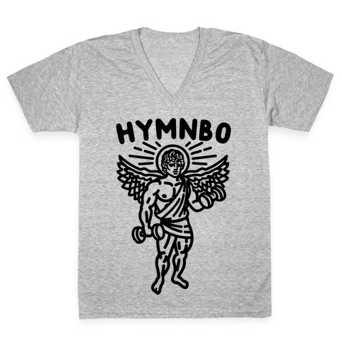 Hymnbo Angel Parody V-Neck Tee Shirt