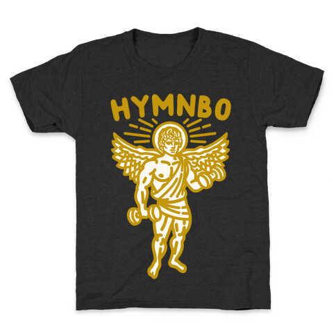 Hymnbo Angel Parody White Print Kids T-Shirt
