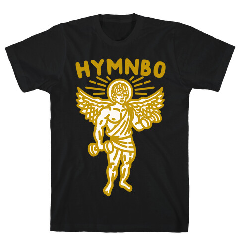 Hymnbo Angel Parody White Print T-Shirt