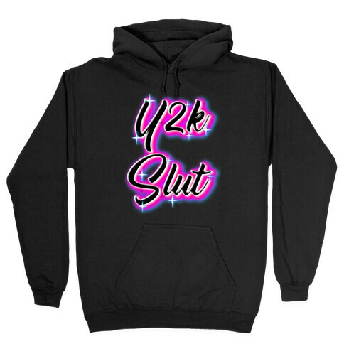 Y2K Slut Airbrush Hooded Sweatshirt