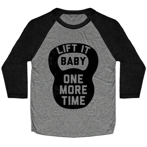 Lift It Baby Baseball Tee