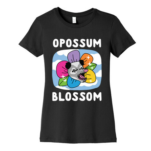 Opossum Blossom Womens T-Shirt