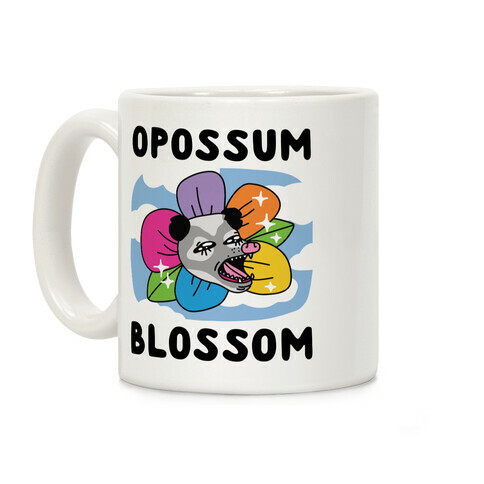 Opossum Blossom Coffee Mug