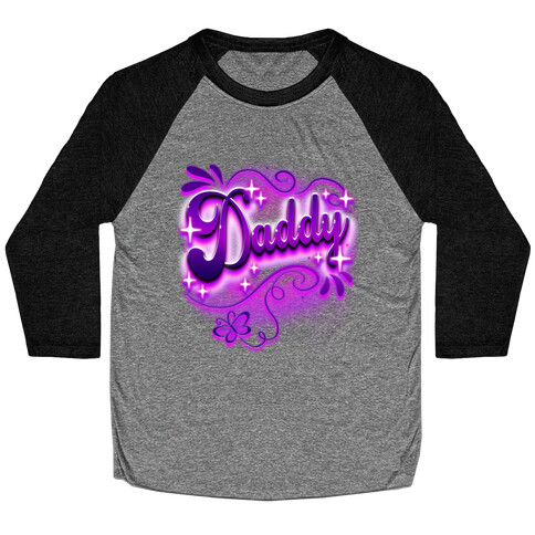 Daddy Airbrush Baseball Tee