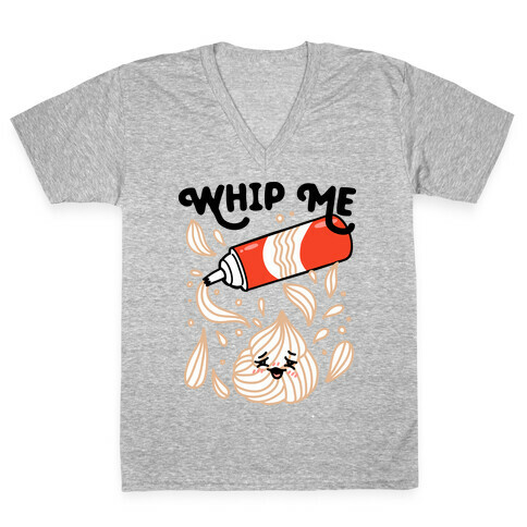 Whip Me (Whipped Cream) V-Neck Tee Shirt