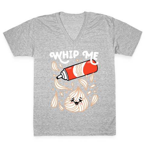 Whip Me (Whipped Cream) V-Neck Tee Shirt