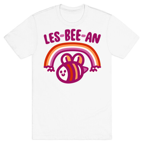 Lesbeean Lesbian Pride Bee Parody T-Shirt